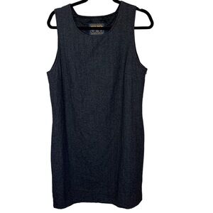 Vintage Woolrich medium charcoal gray shift dress